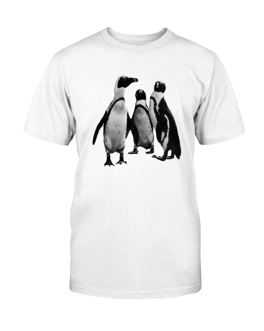 Penguin Huddle, Wildlife Conservation, Moss Apparel, Unisex T-Shirt