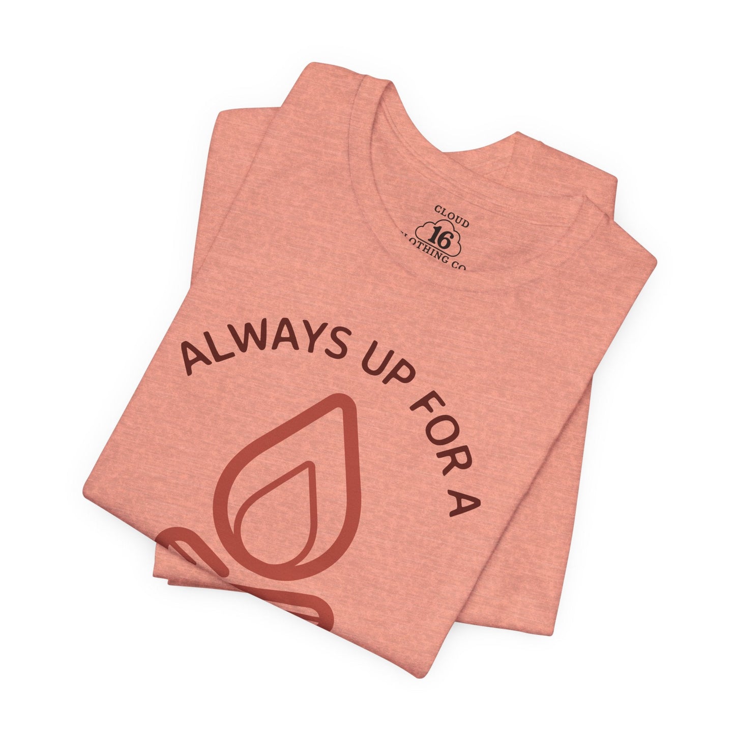 Always Up for a Campfire - Unisex Camping T-Shirt - Outdoor Adventure Tee