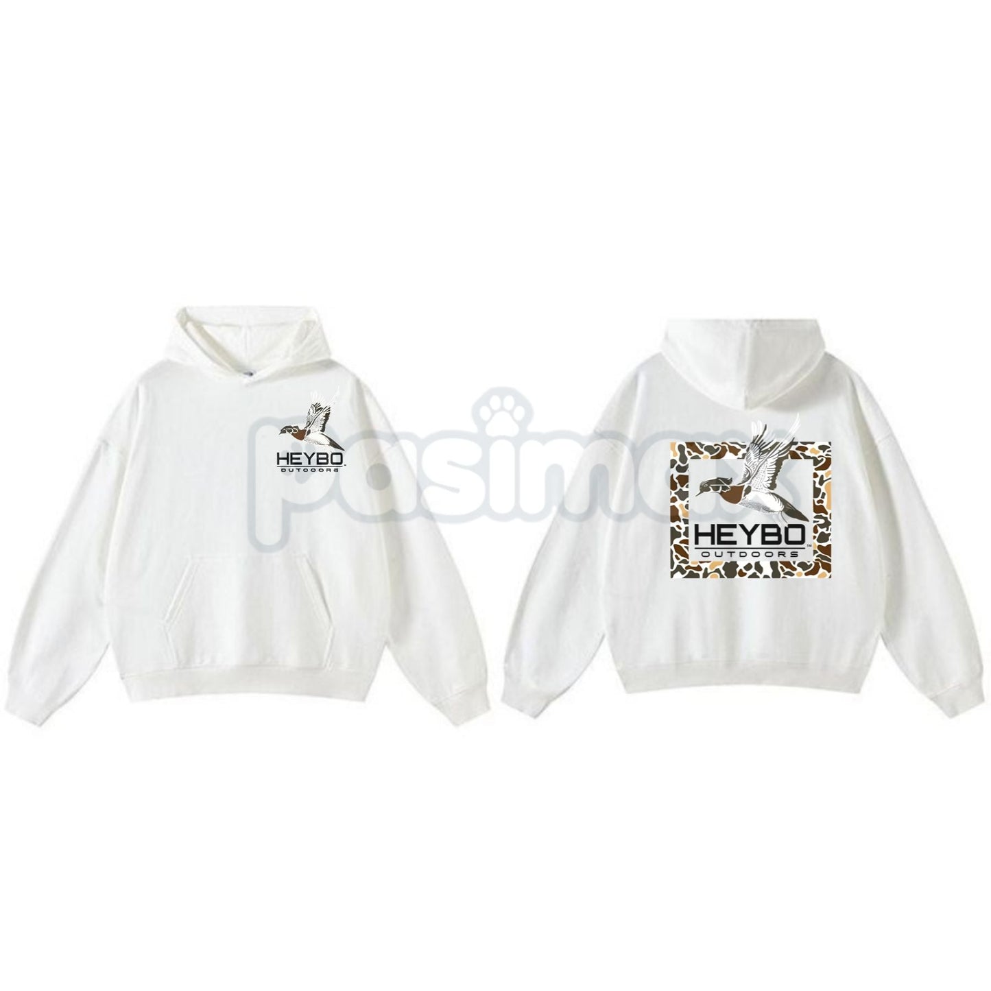 Heybo Outdoors Hoodie – Classic Hunting & Fishing Apparel Pullover, Essential Active Lifestyle Gear, Unisex